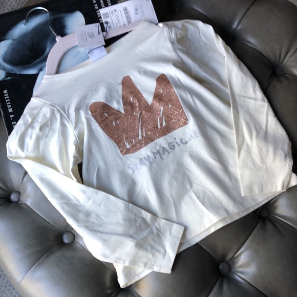 Zara Size 6 Stay Magical top - Picture 2 of 2